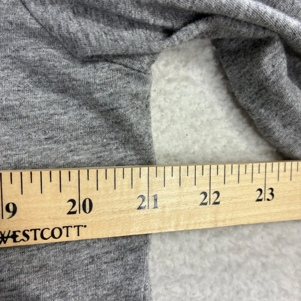 Polo‎ Ralph Lauren Hoodie Mens M Gray Lightweight Spellout Pullover Embroidered